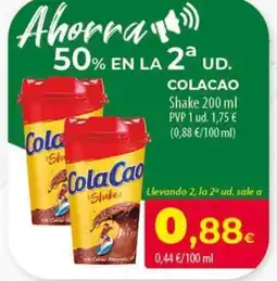 Spar Tenerife COLACAO Shake oferta
