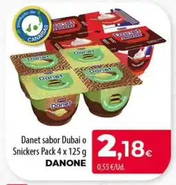 Spar Tenerife DANONE Danet sabor Dubai o Snickers oferta
