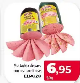 Spar Tenerife ELPOZO Mortadela de pavo con o sin aceitunas oferta