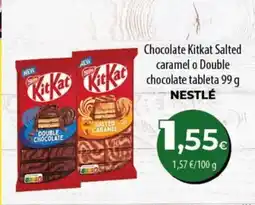Spar Tenerife NESTLÉ Chocolate Kitkat Salted caramel o Double chocolate tableta oferta