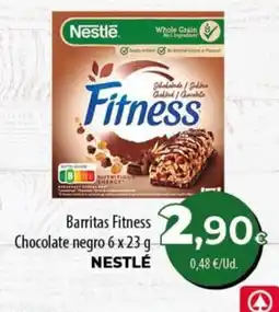 Spar Tenerife NESTLÉ Barritas Fitness Chocolate negro oferta