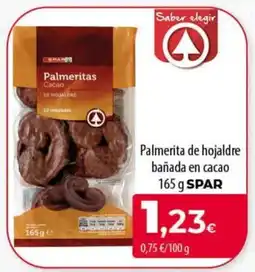 Spar Tenerife SPAR Palmerita de hojaldre bañada en cacao oferta