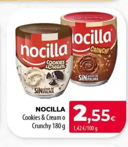 Spar Tenerife NOCILLA Cookies & Cream o Crunchy oferta