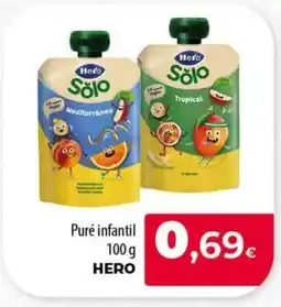 Spar Tenerife HERO Puré infantil oferta