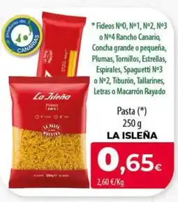 Spar Tenerife LA ISLEÑA Pasta oferta