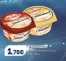 Spar Tenerife PRÉSIDENT Crema de queso oferta