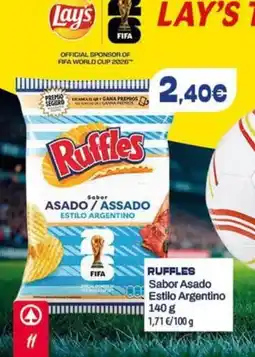 Spar Tenerife RUFFLES Sabor Asado Estilo Argentino oferta