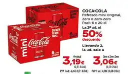 Spar Tenerife COCA-COLA Refresco mini Original, Zero o Zero-Zero oferta