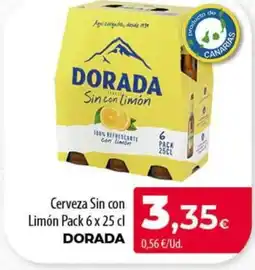 Spar Tenerife DORADA Cerveza Sin con Limón oferta