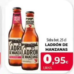 Spar Tenerife LADRÓN DE MANZANAS Sidra bot oferta