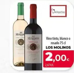 Spar Tenerife LOS MOLINOS Vino tinto, blanco o rosado oferta