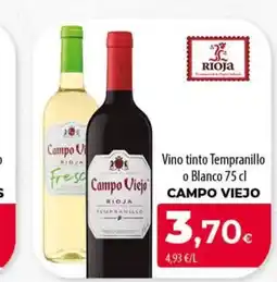 Spar Tenerife CAMPO VIEJO Vino tinto Tempranillo o Blanco oferta