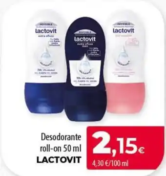 Spar Tenerife LACTOVIT Desodorante roll-on oferta