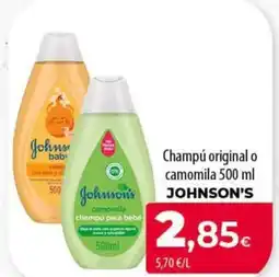 Spar Tenerife JOHNSON'S Champú original o camomila oferta