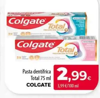 Spar Tenerife COLGATE Pasta dentifrica Total oferta