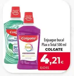 Spar Tenerife COLGATE Enjuague bucal Plax o Total oferta