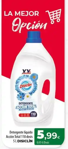 Spar Tenerife DISICLIN Detergente líquido Acción Total 110 dosis oferta