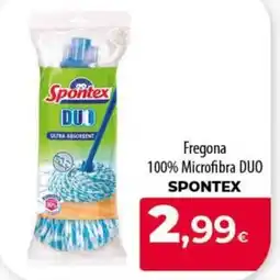 Spar Tenerife SPONTEX Fregona 100% Microfibra Duo oferta