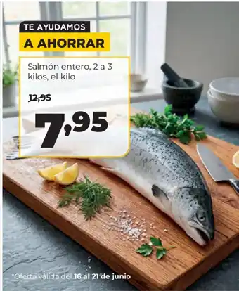 Alimerka Salmón entero oferta
