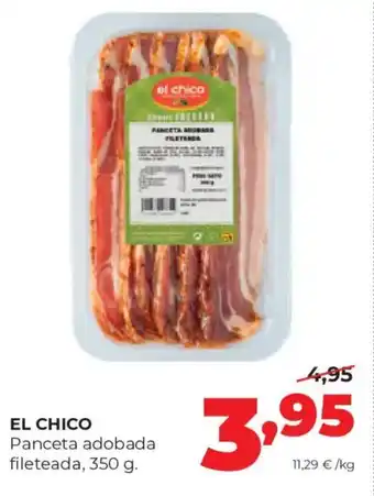 Alimerka EL CHICO Panceta adobada fileteada oferta