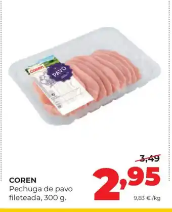 Alimerka COREN Pechuga de pavo fileteada oferta