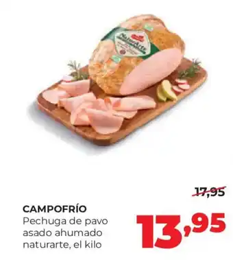 Alimerka CAMPOFRÍO Pechuga de pavo asado ahumado naturarte oferta