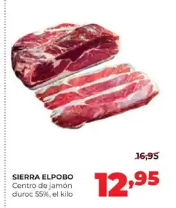 Alimerka SIERRA ELPOBO Centro de jamón duroc 55% oferta