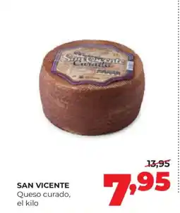 Alimerka SAN VICENTE Queso curado oferta
