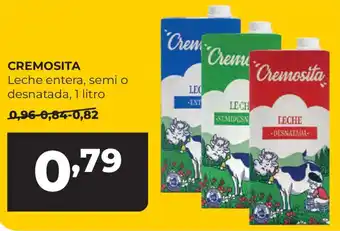 Alimerka CREMOSITA Leche entera, semi o desnatada oferta