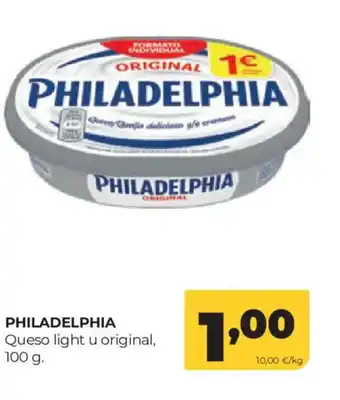 Alimerka PHILADELPHIA Queso light u original oferta