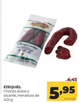 Alimerka EZEQUIEL Chorizo dulce o picante oferta