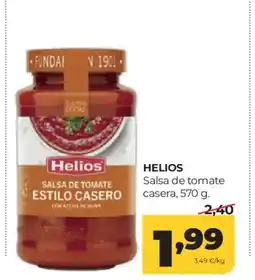 Alimerka HELIOS Salsa de tomate casera oferta