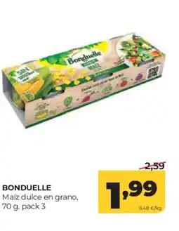 Alimerka BONDUELLE Maíz dulce en grano oferta
