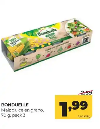 Alimerka BONDUELLE Maíz dulce en grano oferta