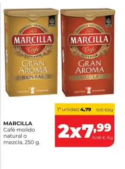 Alimerka MARCILLA Café molido natural o mezcla oferta