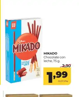 Alimerka MIKADO Chocolate con leche oferta