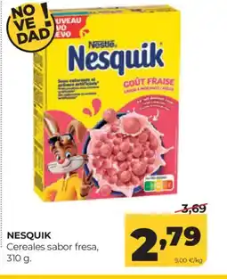 Alimerka NESQUIK Cereales sabor fresa oferta