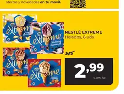 Alimerka NESTLÉ EXTREME Helados, 6 uds. oferta