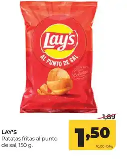 Alimerka LAY'S Patatas fritas al punto de sal oferta