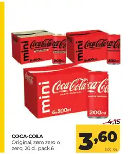 Alimerka COCA-COLA Original, zero zero o zero oferta