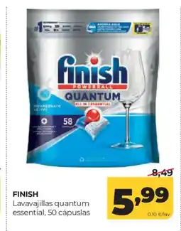 Alimerka FINISH Lavavajillas quantum essential, 50 cápuslas oferta