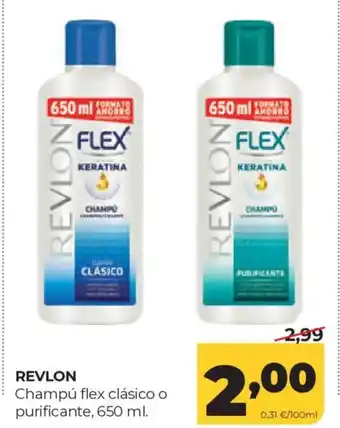 Alimerka REVLON Champú flex clásico o purificante oferta