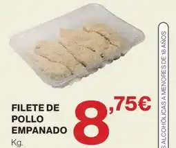 Supercor Filete de pollo empanado oferta