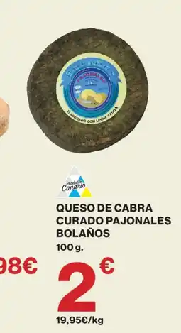 Supercor Queso de cabra curado pajonales bolaños oferta