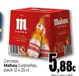 Unide Supermercados MAHOU 5 ESTRELLAS Cerveza oferta