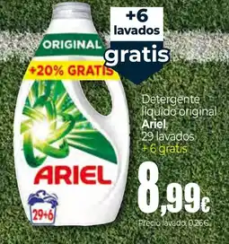 Unide Supermercados ARIEL Detergente líquido original oferta