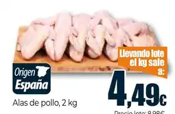 Unide Supermercados Alas de pollo oferta