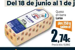 Unide Supermercados LARSA Queso en barra oferta