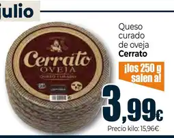 Unide Supermercados CERRATO Queso curado de oveja oferta