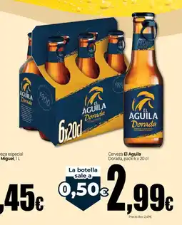 Unide Market EL AGUILA Cerveza Dorada oferta
